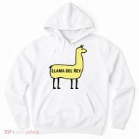 Llama Del Rey Lana Funny Music Animal Hoodie thumb 0