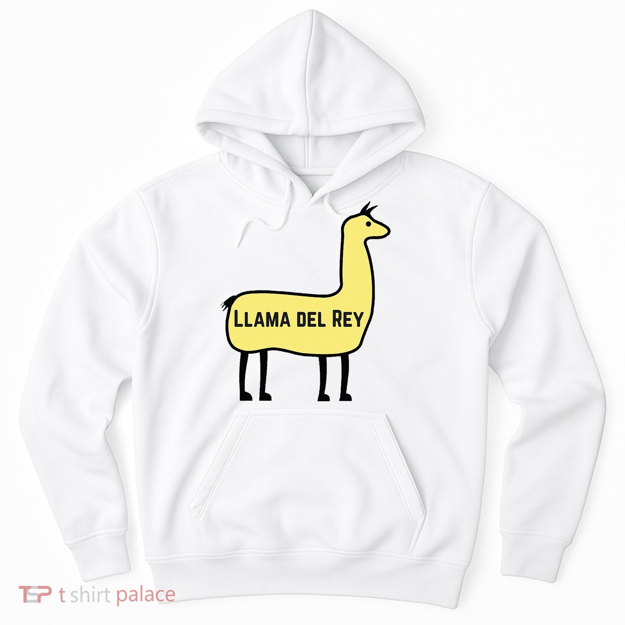 Llama Del Rey Lana Funny Music Animal Hoodie