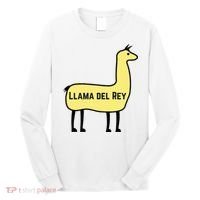 Llama Del Rey Lana Funny Music Animal Long Sleeve Shirt thumb 0