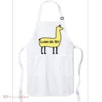 Llama Del Rey Lana Funny Music Animal Apron thumb 0