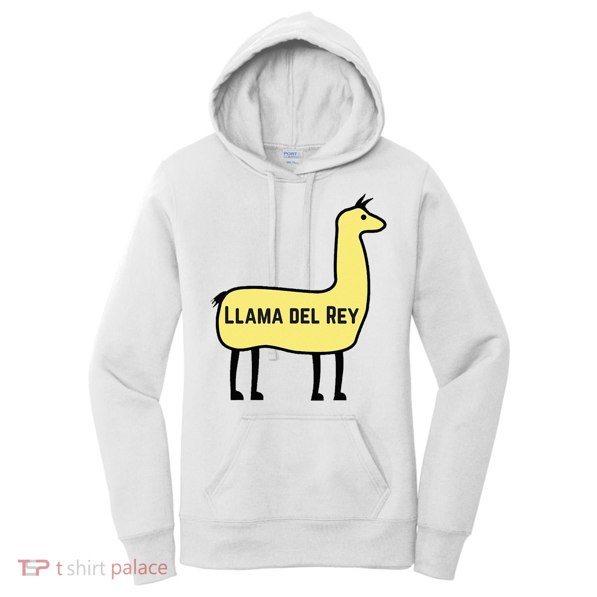 Llama Del Rey Lana Funny Music Animal Women's Hoodie