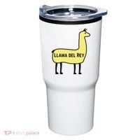 Llama Del Rey Lana Funny Music Animal Tumbler thumb 0