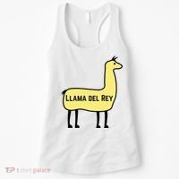 Llama Del Rey Lana Funny Music Animal Women's Tank Top thumb 0