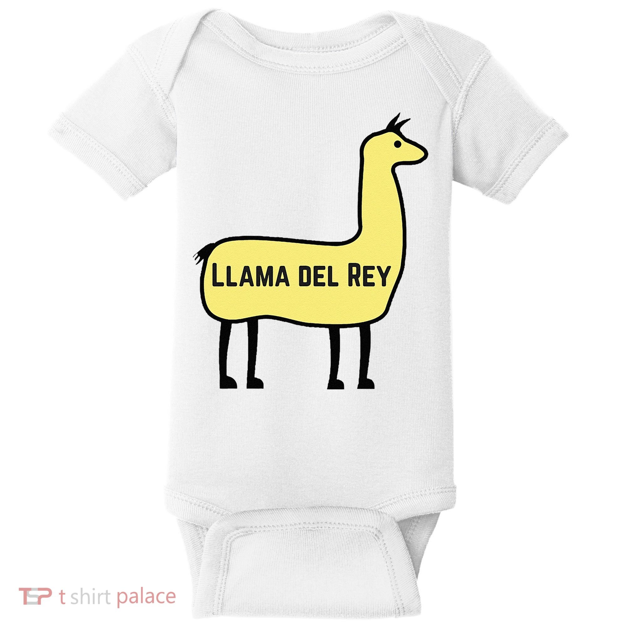 Llama Del Rey Lana Funny Music Animal Baby Bodysuit