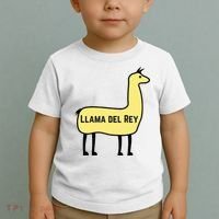 Llama Del Rey Lana Funny Music Animal Toddler T-Shirt thumb 2