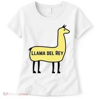 Llama Del Rey Lana Funny Music Animal Women's T-Shirt thumb 0