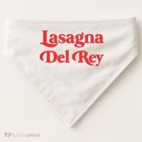 Lasagna Del Rey USA-Made Doggie Bandana thumb 0