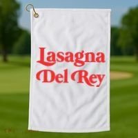 Lasagna Del Rey Golf Towel thumb 1