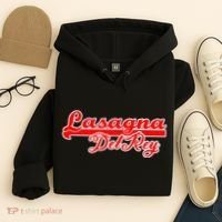 Lasagna Del Rey Italian Food Hoodie thumb 4