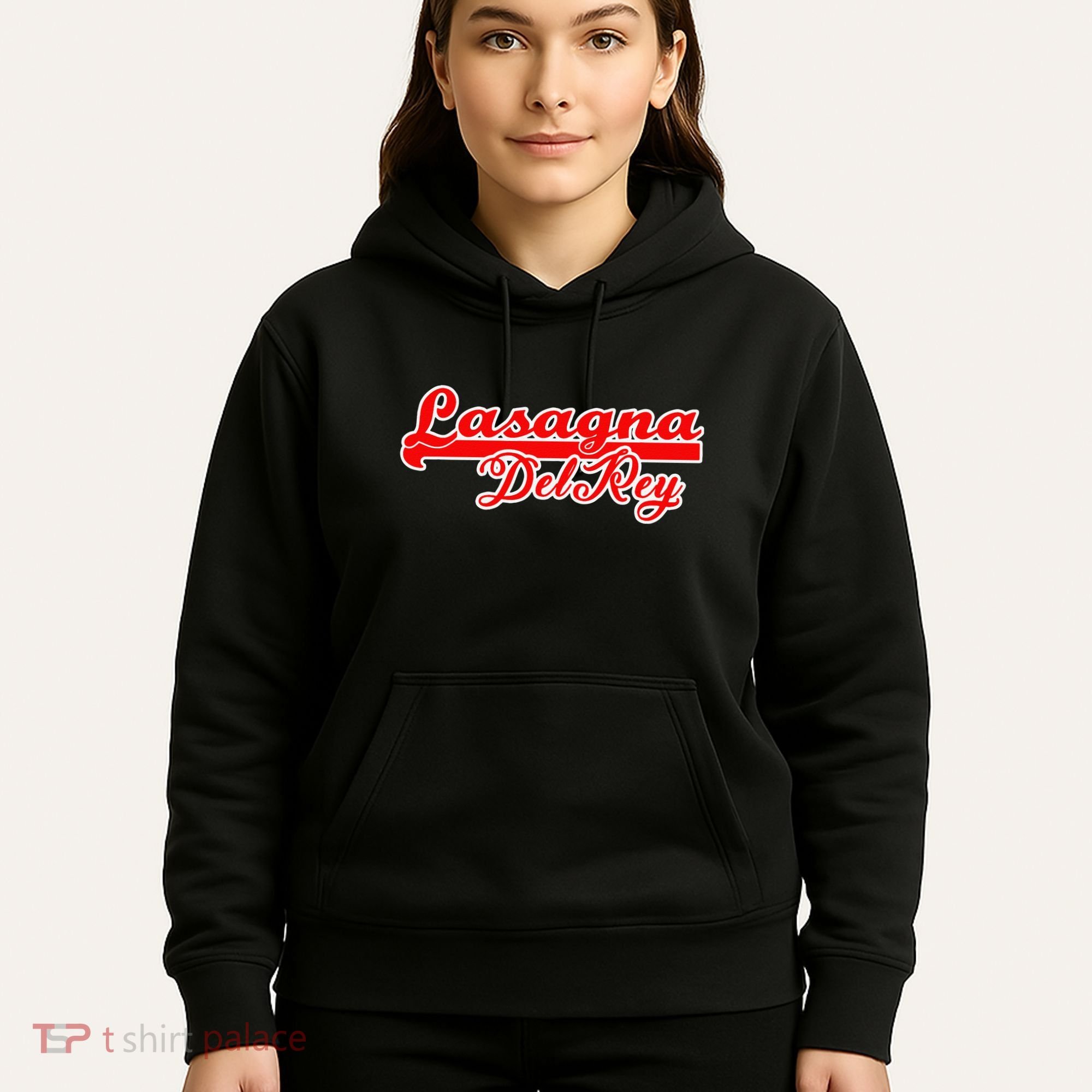 Lasagna Del Rey Italian Food Hoodie