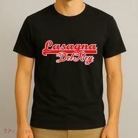 Lasagna Del Rey Italian Food T-Shirt thumb 3