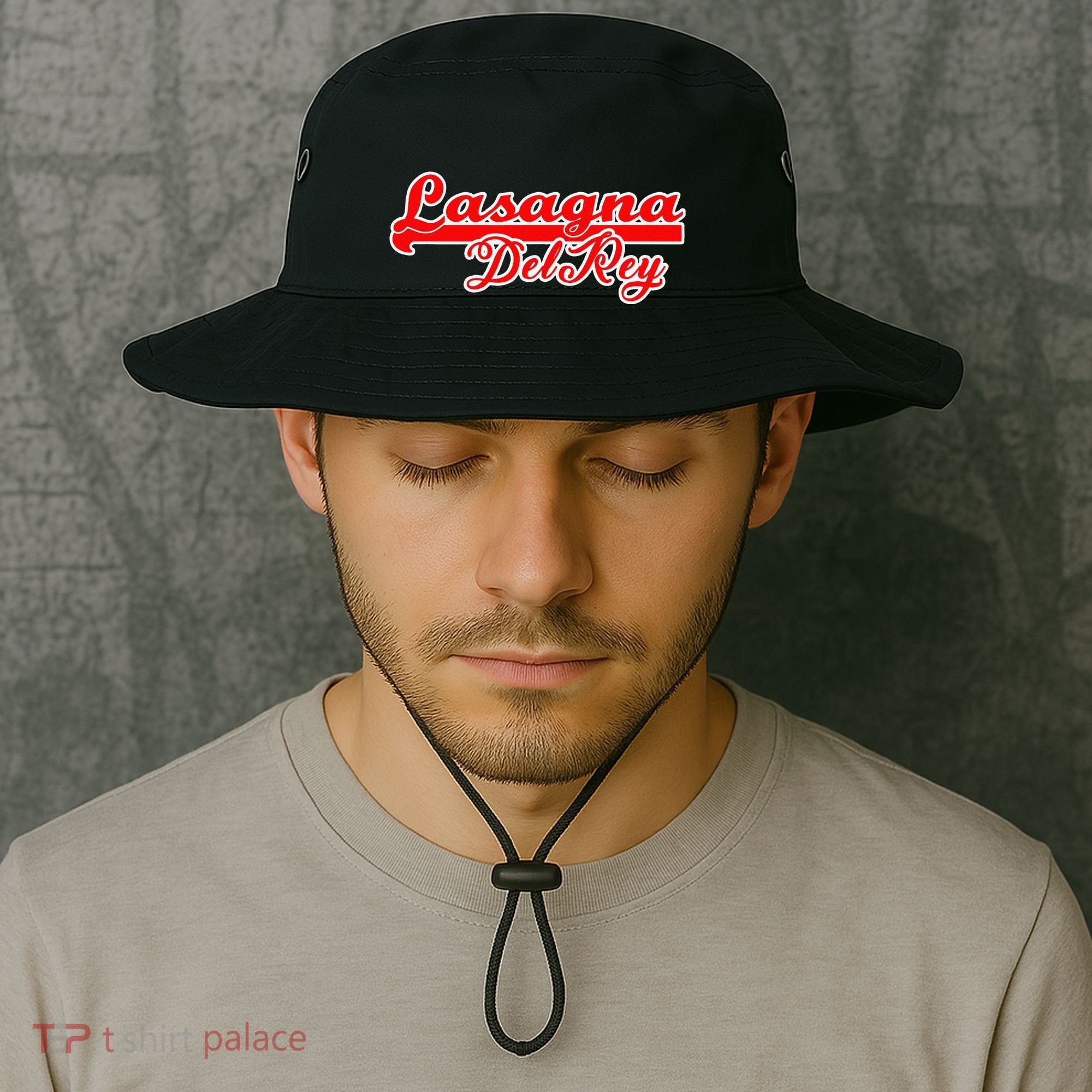 Lasagna Del Rey Italian Food Bucket Hat