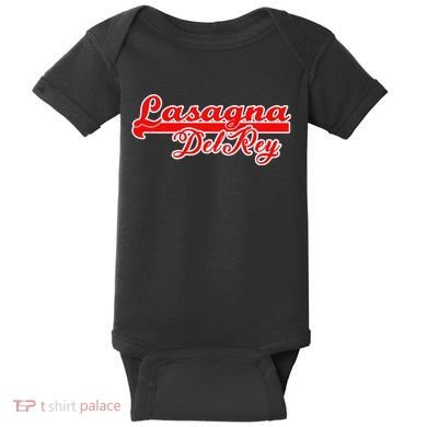 Lasagna Del Rey Italian Food Baby Bodysuit