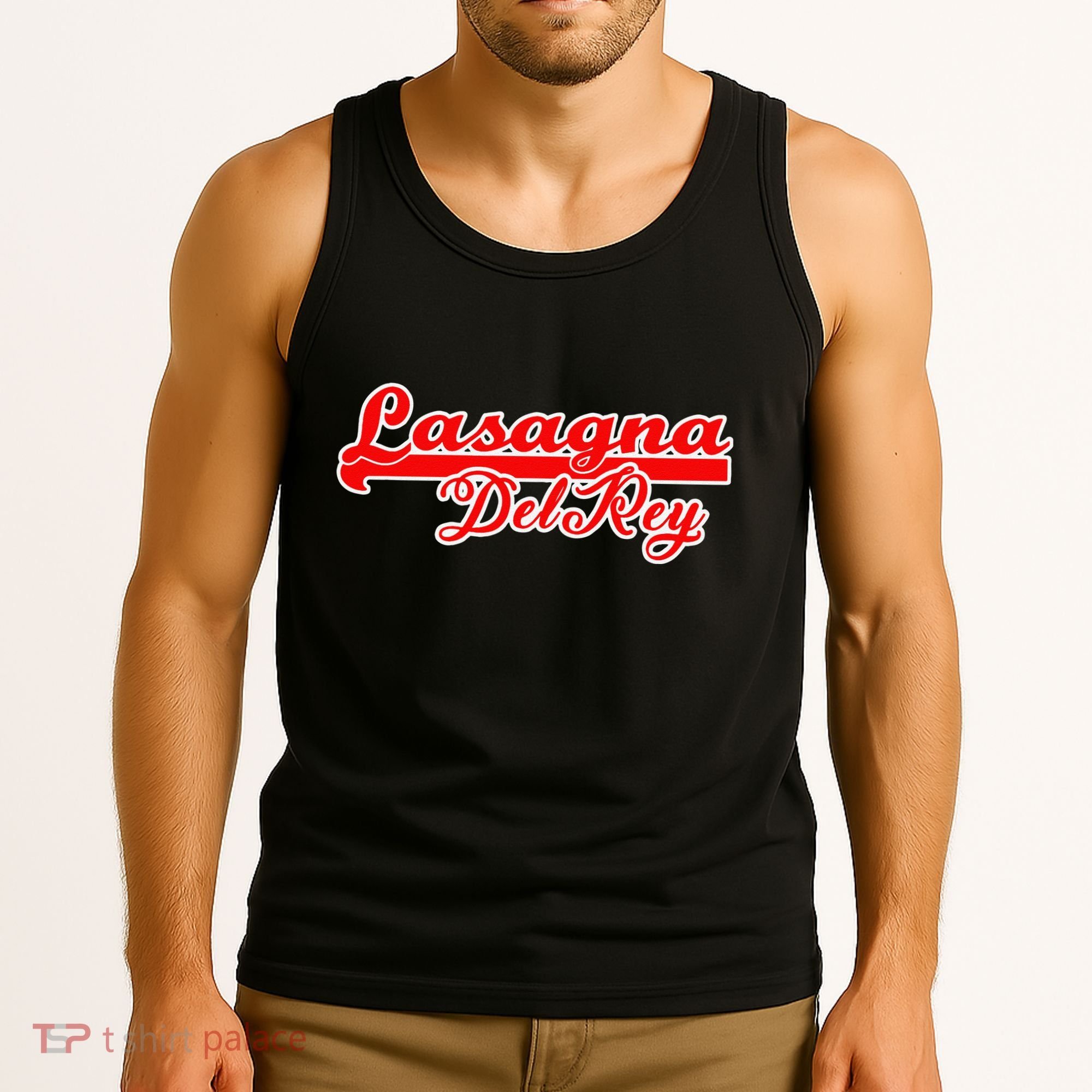 Lasagna Del Rey Italian Food Tank Top