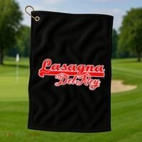 Lasagna Del Rey Italian Food Golf Towel thumb 1