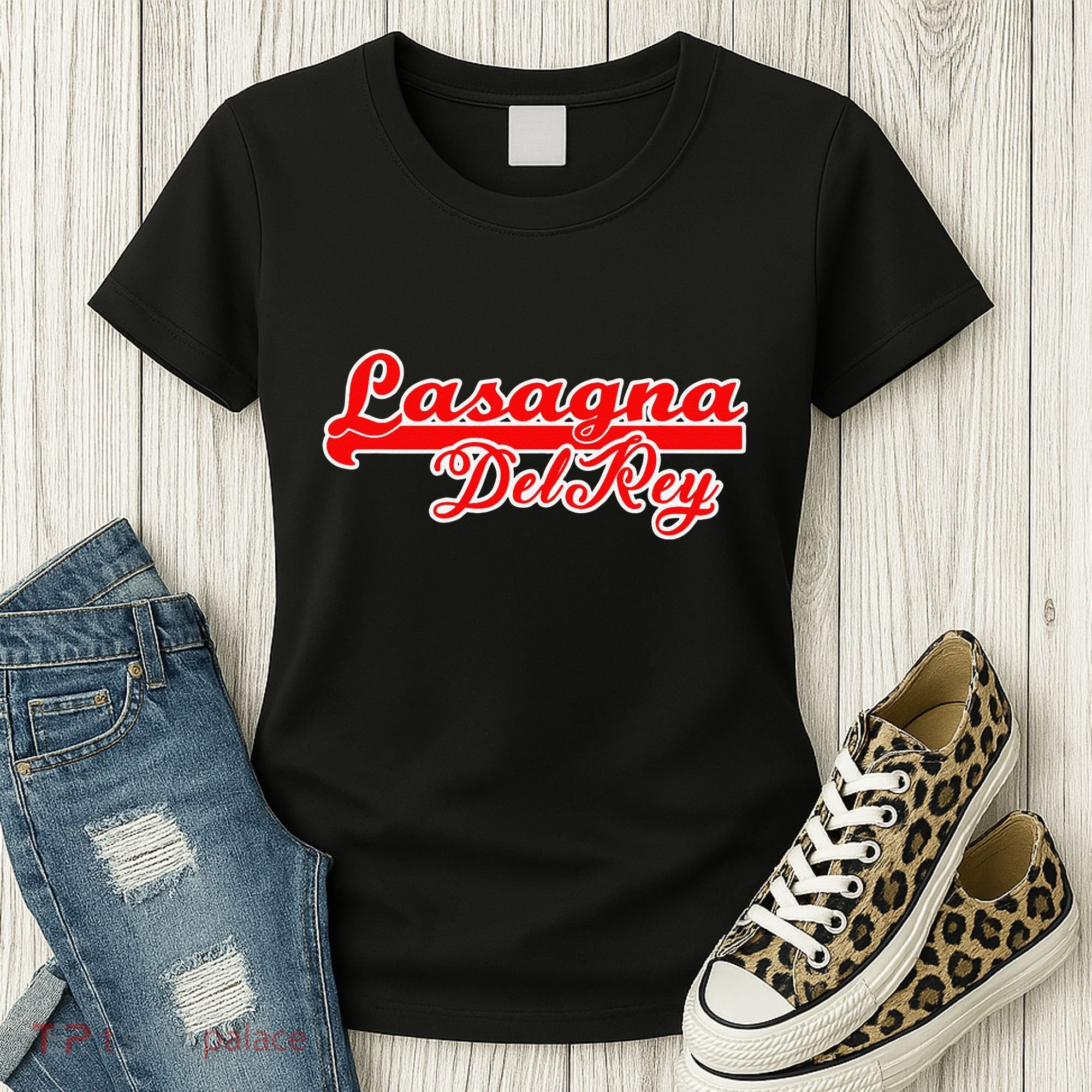 Lasagna Del Rey Italian Food Women's T-Shirt