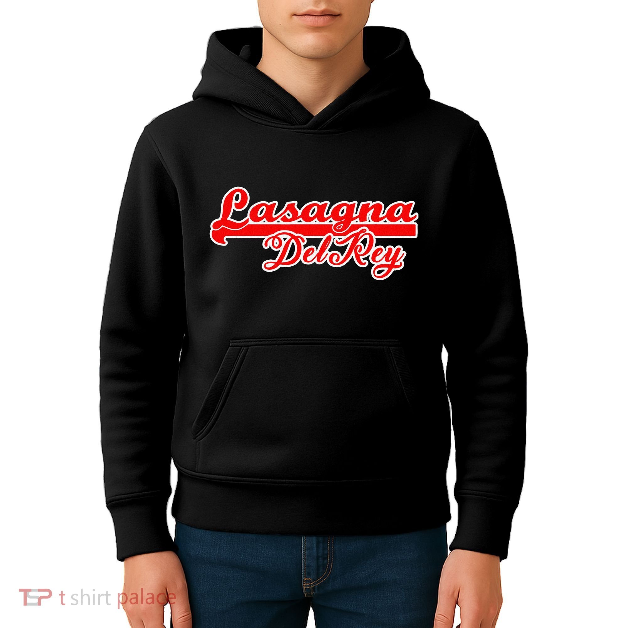 Lasagna Del Rey Italian Food Kids Hoodie