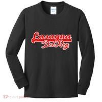 Lasagna Del Rey Italian Food Kids Long Sleeve Shirt thumb 0