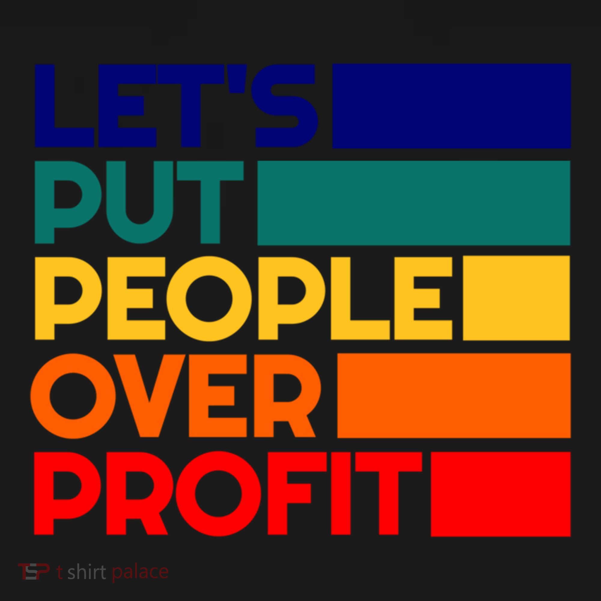 Leftist Democratic Socialist Union Retro People Over Profit Gift Women's Hoodie