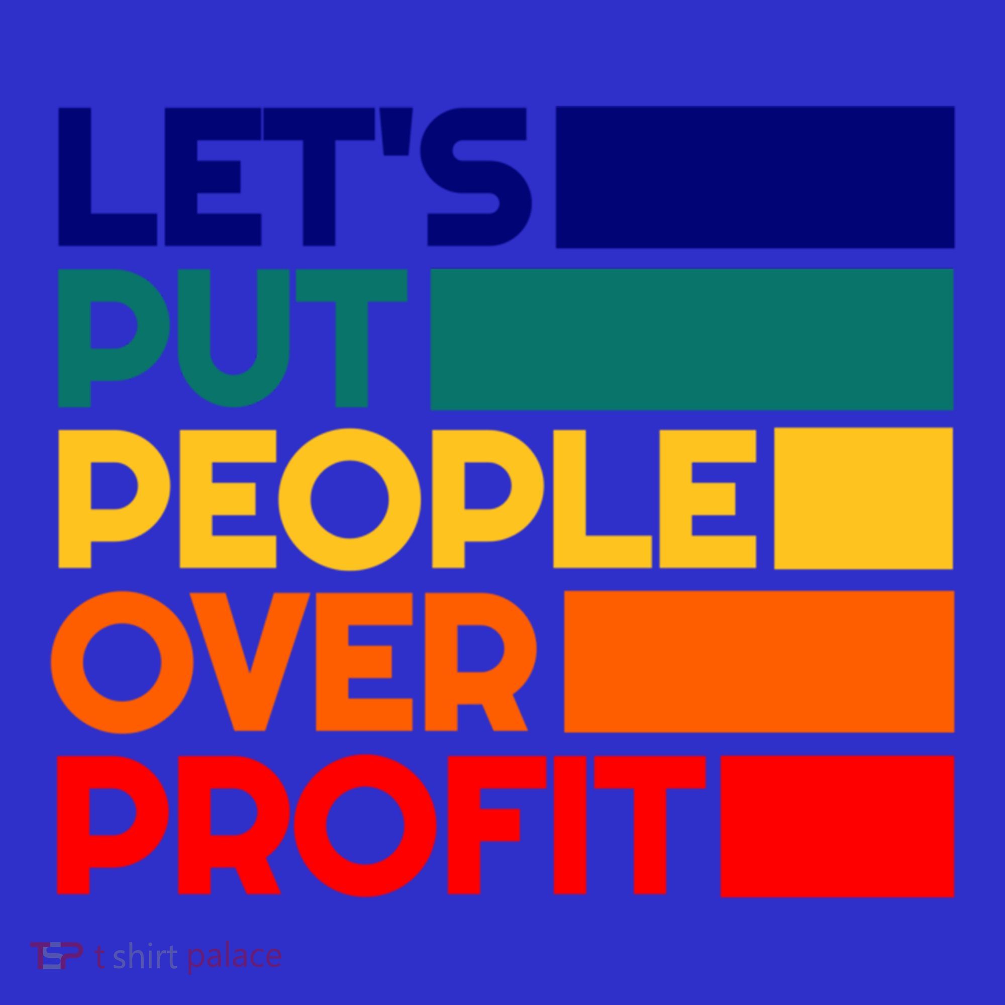 Leftist Democratic Socialist Union Retro People Over Profit Gift Apron