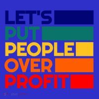 Leftist Democratic Socialist Union Retro People Over Profit Gift T-Shirt thumb 7