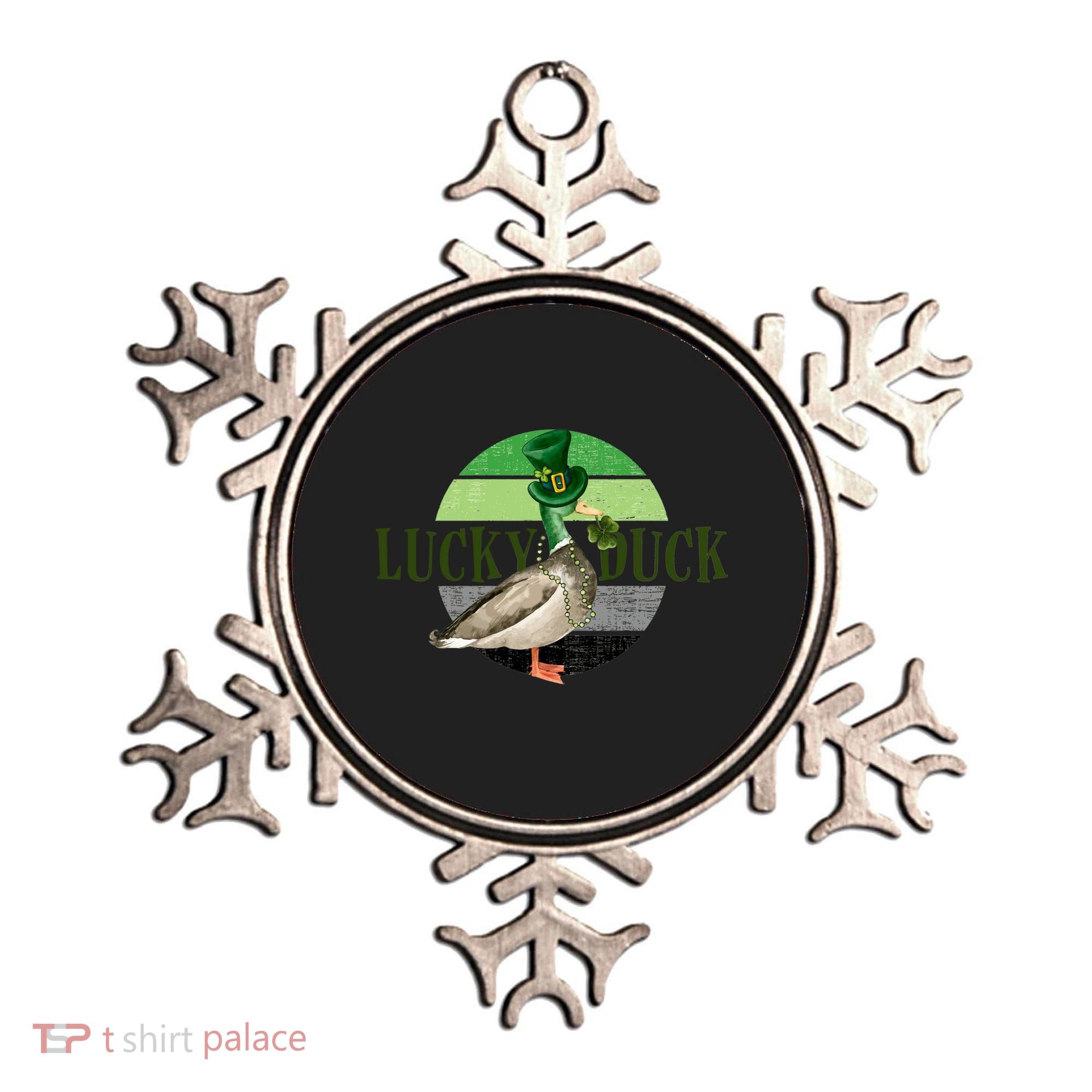 Lucky Duck St Patricks Day Duck Hunting Silly Goose Gift Ornament