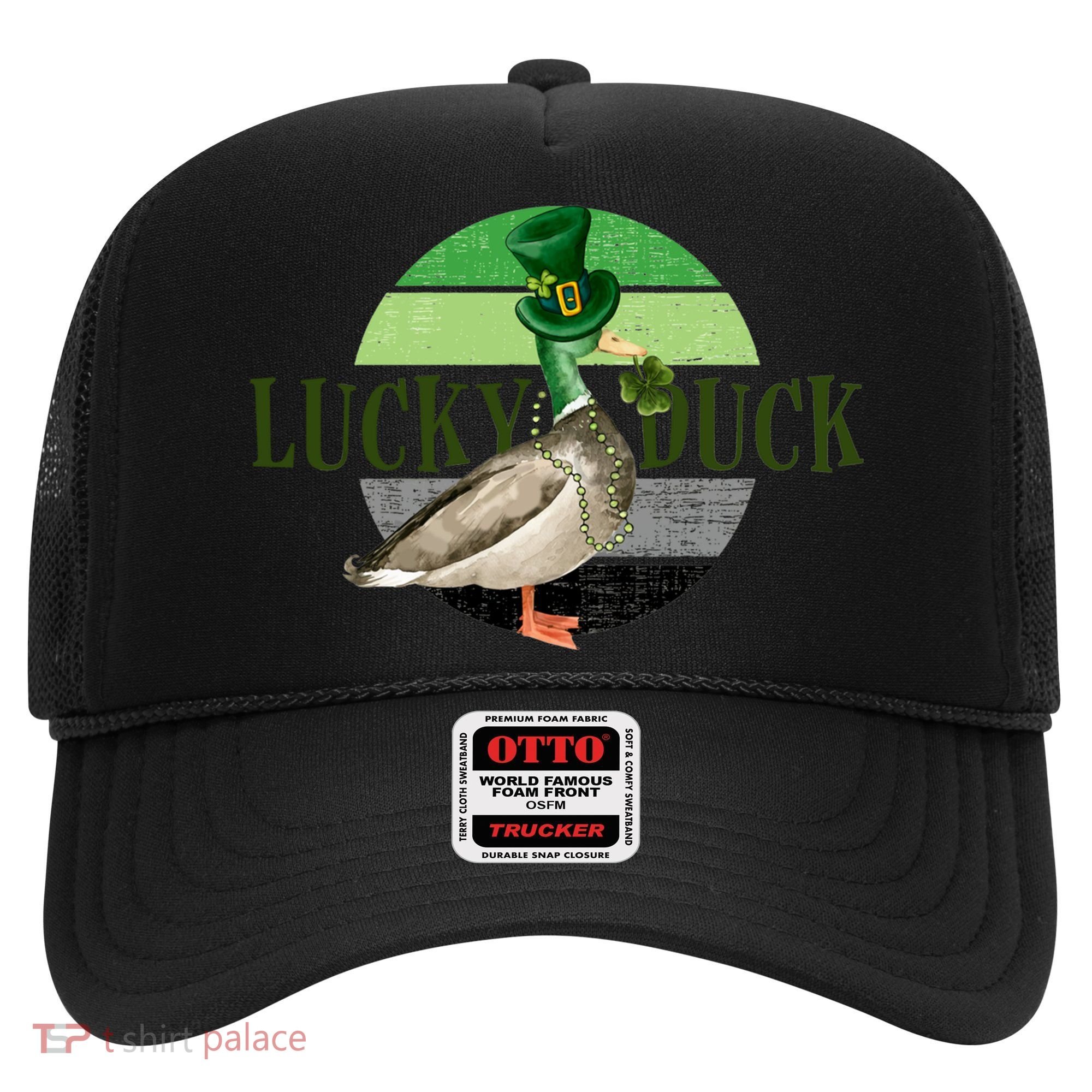 Lucky Duck St Patricks Day Duck Hunting Silly Goose Gift Hat