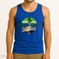 Lucky Duck St Patricks Day Duck Hunting Silly Goose Gift Tank Top thumb 3