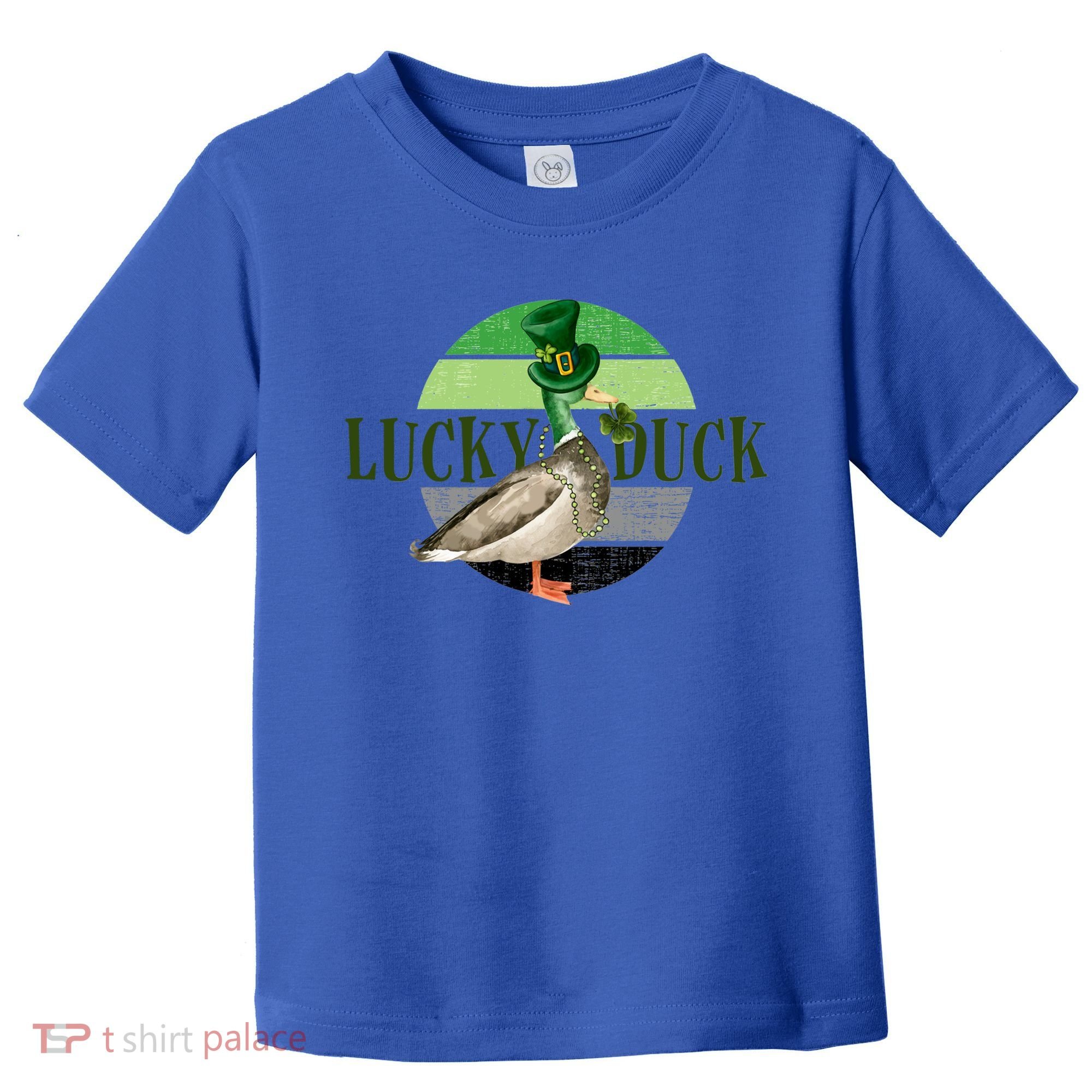 Lucky Duck St Patricks Day Duck Hunting Silly Goose Gift Toddler T-Shirt