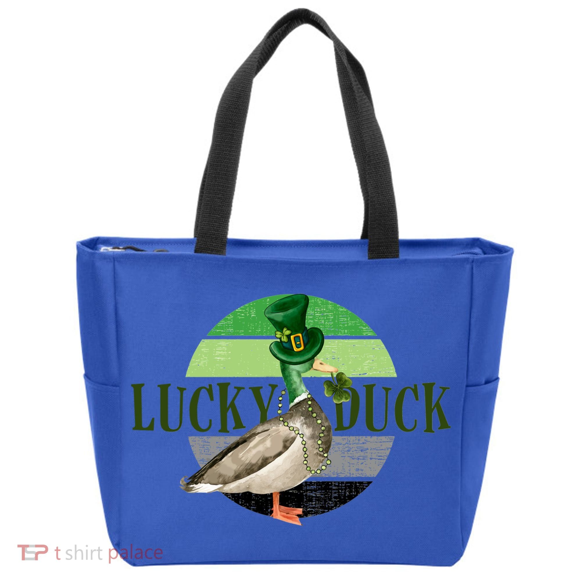 Lucky Duck St Patricks Day Duck Hunting Silly Goose Gift Tote Bag