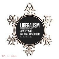 Liberalism Definition Sad Mental Disorder Funny Political Ornament thumb 0