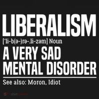Liberalism Definition Sad Mental Disorder Funny Political Ornament thumb 1