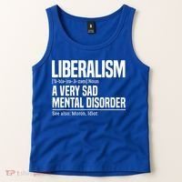 Liberalism Definition Sad Mental Disorder Funny Political Tank Top thumb 2