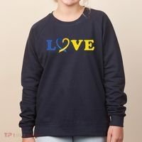 Love Down Syndrome Awareness Women's Sweatshirt thumb 0