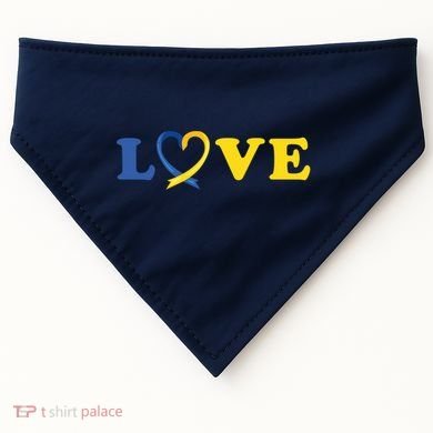 Love Down Syndrome Awareness USA-Made Doggie Bandana