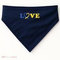 Love Down Syndrome Awareness USA-Made Doggie Bandana thumb 0