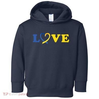 Love Down Syndrome Awareness Toddler Hoodie