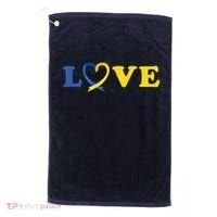 Love Down Syndrome Awareness Golf Towel thumb 0