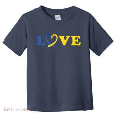 Love Down Syndrome Awareness Toddler T-Shirt
