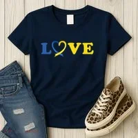 Love Down Syndrome Awareness Women's T-Shirt thumb 3
