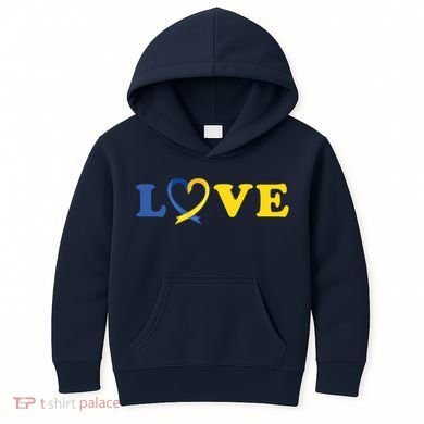Love Down Syndrome Awareness Kids Hoodie