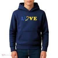 Love Down Syndrome Awareness Kids Hoodie thumb 4