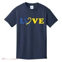 Love Down Syndrome Awareness Kids T-Shirt thumb 0