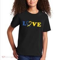 Love Down Syndrome Awareness Kids T-Shirt thumb 2