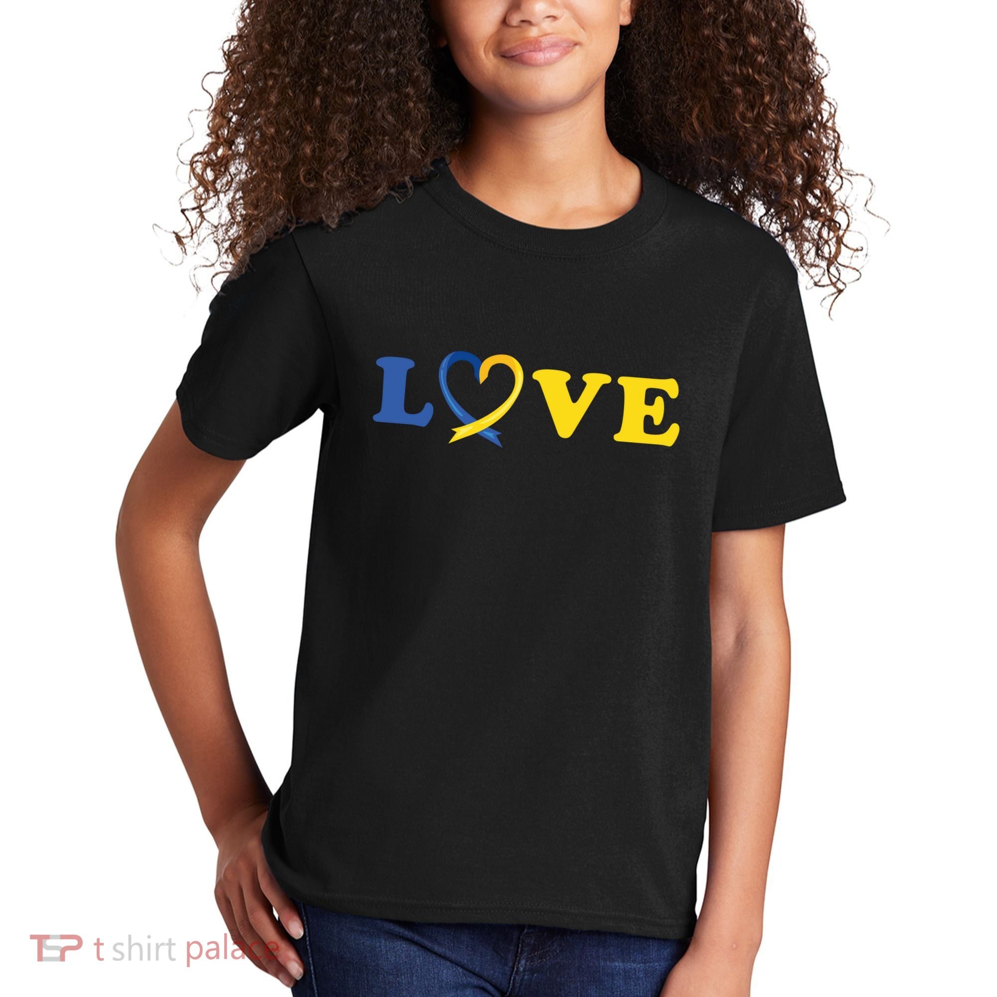 Love Down Syndrome Awareness Kids T-Shirt