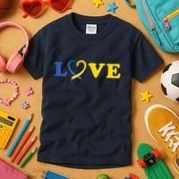 Love Down Syndrome Awareness Kids T-Shirt thumb 3