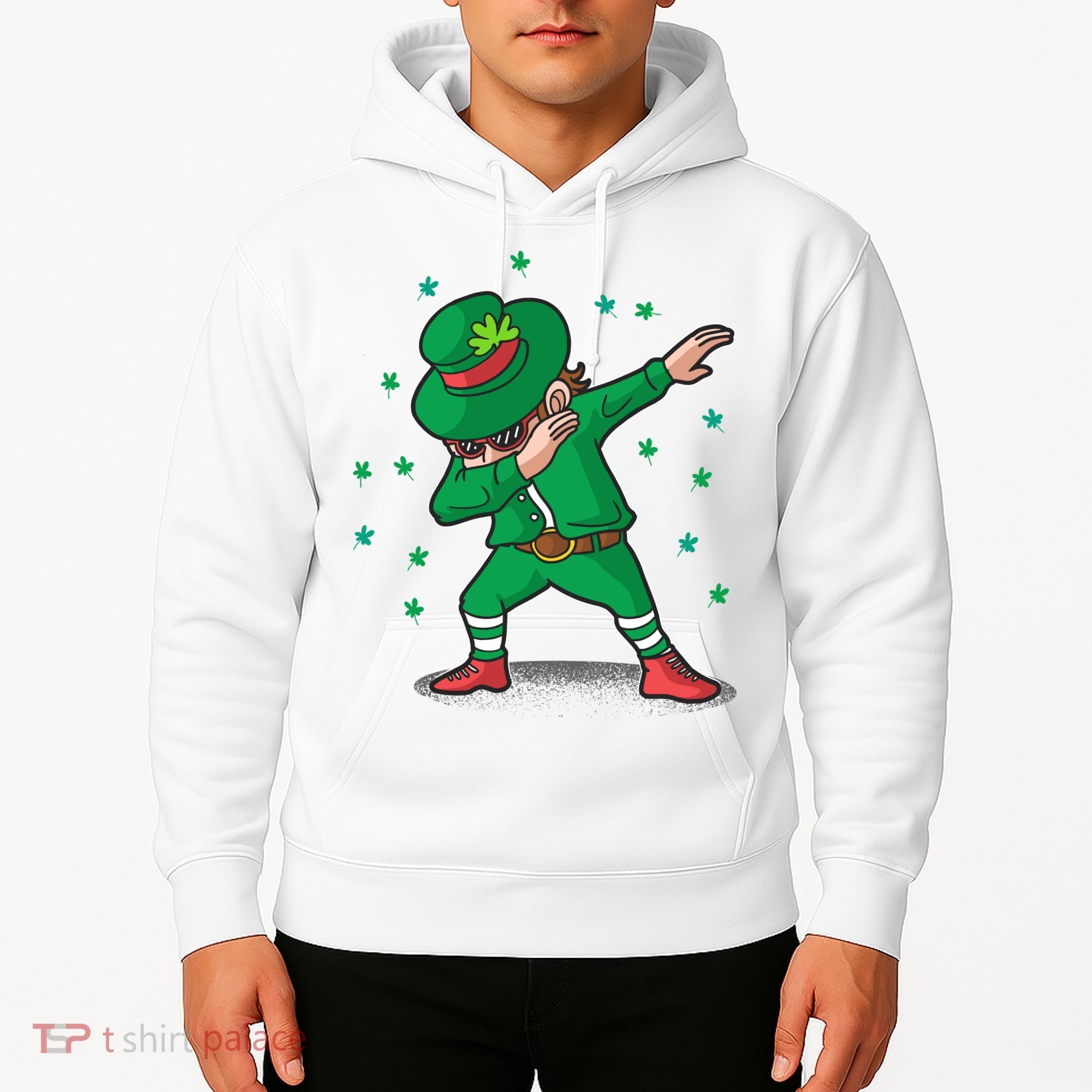 Leprechaun Dab St Patrick's Day Party Hoodie