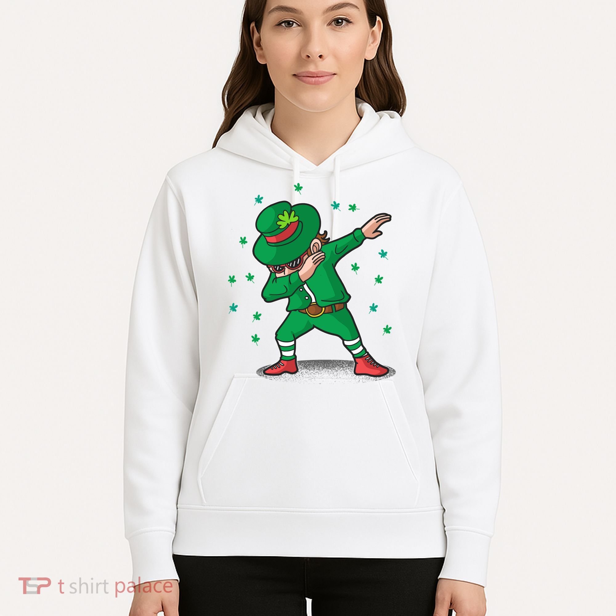 Leprechaun Dab St Patrick's Day Party Hoodie