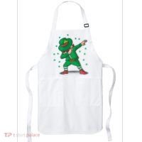 Leprechaun Dab St Patrick's Day Party Apron thumb 0