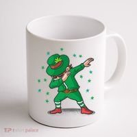 Leprechaun Dab St Patrick's Day Party Coffee Mug thumb 1